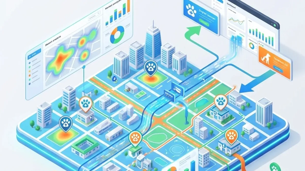 VetMap — геоаналитика для сети ветклиник